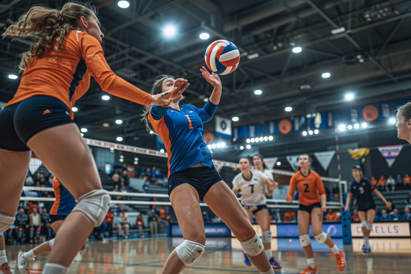 When does high school men's volleyball start in California ?