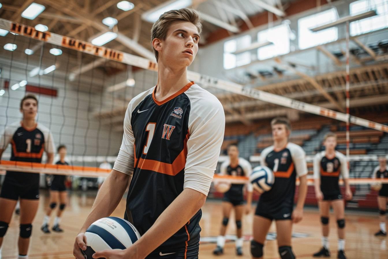 When does high school men's volleyball start in California ?