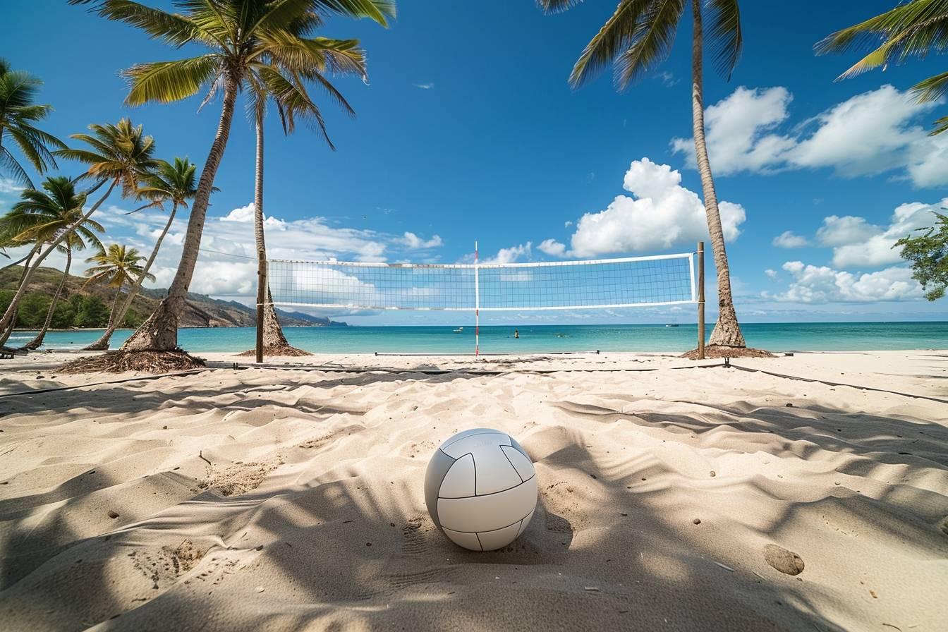 Why white volleyballs are not used in official matches